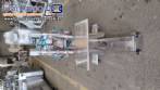 Envasadora de l�quidos pneum�tica em inox semi-autom�tica com dois bicos Y&G Packing Machinery