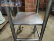 Tanque de transfer�ncia com suporte e rodinhas em inox 20 litros