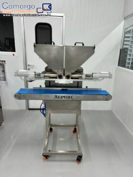 Dosadora pingadeira one shot para chocolate bombom trufa Alimtec com 3 bicos