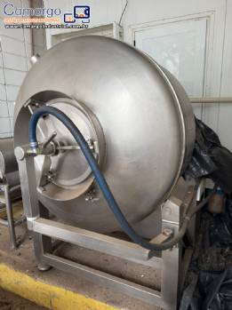 Tumbler massageador em inox para carne 750 litros Ibrasmak