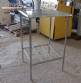 Mesa em a�o inox 800 mm x 800 mm