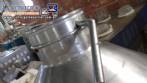 Misturador de p� duplo cone em a�o inox 100 litros