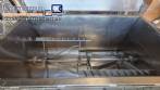 Misturador horizontal em inox com p�s raspadores 250 L