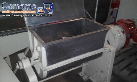 Misturador sigma em a�o inox para 80 litros