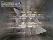 Misturador de p�s interno em a�o inox com 2 eixos 350 litros