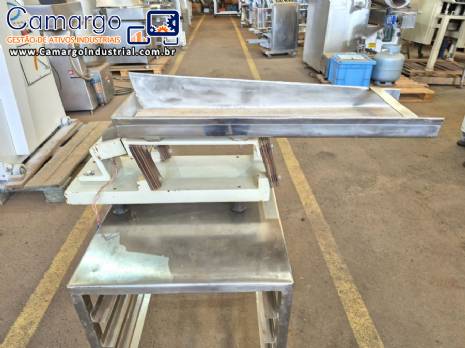 Calha vibrat�ria para balan�a multicabe�as