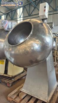 Drageadeira lisa em aço inox Incapi 250 litros Drageadeira lisa em aço inox Incapi 250 litros