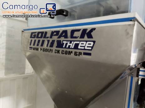 Dosadora pesadora em inox de grãos e pós Golpack Dosadora pesadora em inox de grãos e pós Golpack