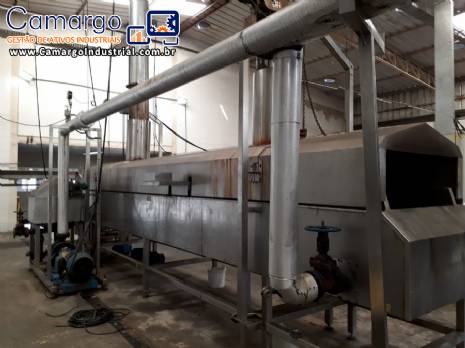 Linha contínua para batata chips e palha MCI 600 kg Linha contínua para batata chips e palha MCI 600 kg