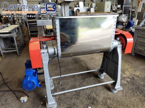 Misturador masseira sigma em inox 130 litros Fabbe Misturador masseira sigma em inox 130 litros Fabbe