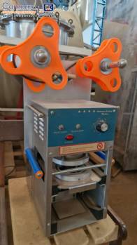 Seladora de filme plástico para potes 95 mm Chinesa Seladora de filme plástico para potes 95 mm Chinesa