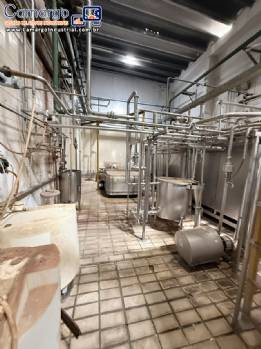 Sistema UHT VTIS Tetra Pak processamento asséptico esterilização leite lácteos 13.000 litros por hora Sistema UHT VTIS Tetra Pak processamento asséptico esterilização leite lácteos 13.000 litros por hora