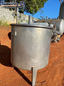 Tanque misturador em aço inox Zegla 500 litros Tanque misturador em aço inox Zegla 500 litros