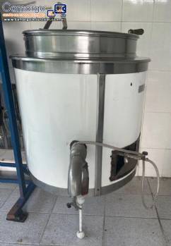 Tanque tacho encamisado cozinhador em aço inox 100 litros Tanque tacho encamisado cozinhador em aço inox 100 litros